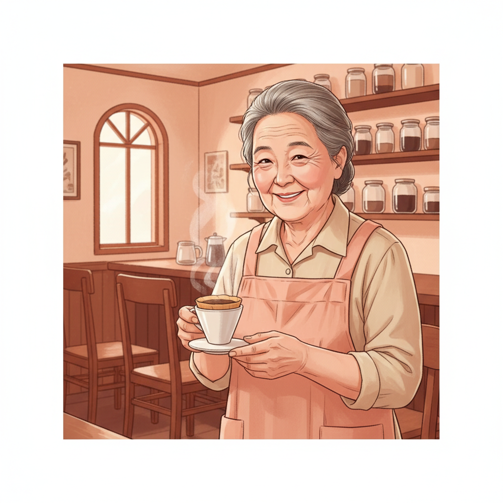 노포 카페 단골 사장님