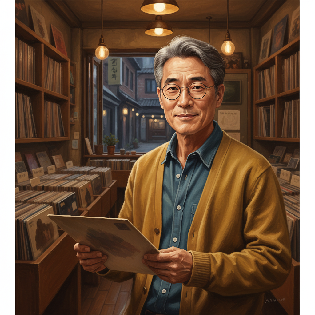 빈티지 LP샵 주인